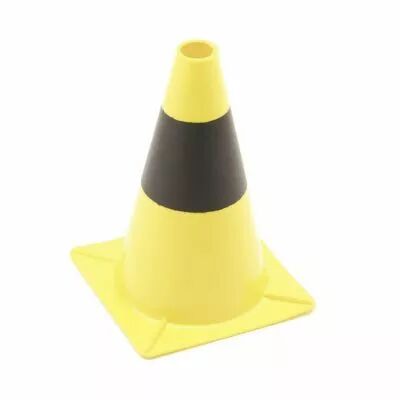 Cone de signalisation jaune/noir 30cm (1189-30)