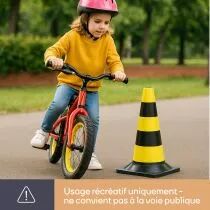 Cone de signalisation jaune/noir 50cm (1189-50)