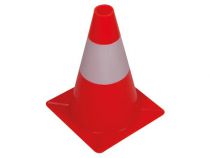 Cone de signalisation rouge/blanc 30cm (1190-30)
