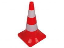 Cone de signalisation rouge/blanc 50cm (1190-50)