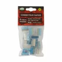 CONNECT RAPIDE 5 FILS RIGIDE POLYBAG PACK DE 20  (72221)