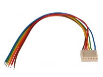 Connecteur avec cable pour ci - femelle - 6 contacts / 20cm (BTWF6)