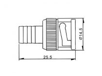 Connecteur bnc male, a sertir rg59/u (CBNC01B)