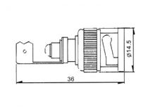 Connecteur bnc male a souder pour cable 7mm (CBNC33)