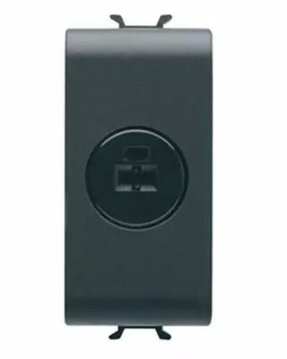 Connecteur circuits audio et vid�o - 1 module - noir - chorus