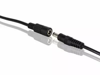 Connecteur d\'alimentation cc avec c�ble (m�le-femelle) (LCON07)