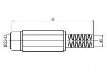Connecteur d alimentation cc femelle 2.1mm x 5.5mm (CD013)