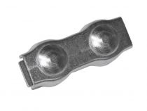 Connecteur de fil 6mm chromé coque de 5 (COR44535/056)