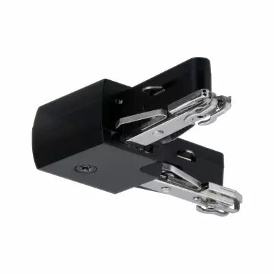 Connecteur en L URail fixe Noir mat 230V plastique/M�tal (96906)