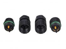 CONNECTEUR POUR CÂBLE 3P - ÉTANCHE IP67 - 13A 230V (1 set)