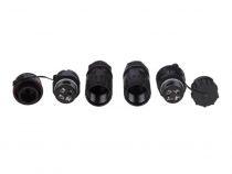 CONNECTEUR POUR CÂBLE 4P - ÉTANCHE IP68 - 16A 320V (1 set)