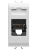 Connecteur rj45 - 4 paires catégorie 5e ftp toolless - 1 module - blanc - chorus