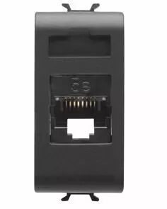 Connecteur rj45 - 4 paires cat�gorie 5e ftp toolless - 1 module - noir - chorus
