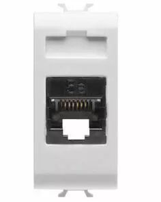 Connecteur rj45 - 4 paires cat�gorie 6 ftp toolless - 1 module - blanc - chorus