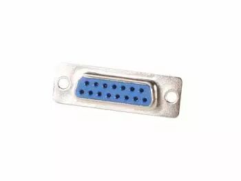 Connecteur sub-d femelle 15 broches - montage chassis (CC006)