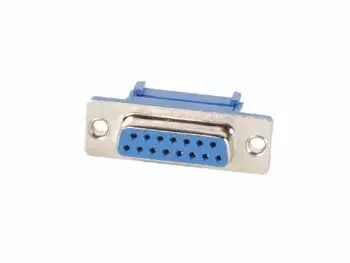 Connecteur sub-d femelle 15 broches pour cable nappe (CC057)