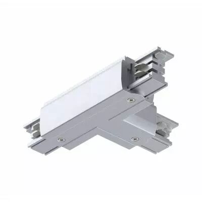 Connecteur T ProRail3 Terre droite Arg 230V m�tal/plastique 3 phases (91377)