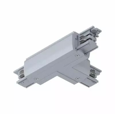 Connecteur T ProRail3 Terre gauche Arg 230V m�tal/plastique 3 phases (91376)