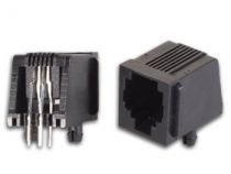 Connecteurs modulaires pour ci rj12 6p4c, version coude (6P4CPCB)