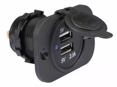 CONNEXION USB � ENCASTRER (ENTR�E 12-24 VCC, SORTIE 5 V) (CC094)