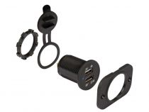 CONNEXION USB À ENCASTRER (ENTRÉE 12-24 VCC, SORTIE 5 V) (CC094)