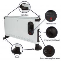 Convecteur - 3000 W - Turbo (CH0005)