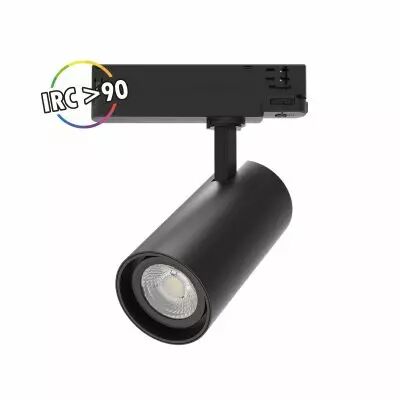 COOL II SPOT SUR RAIL NOIR 25W 3000K 3ANS (100228)