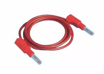 Cordon de mesure 4 mm male/male reprise arriere vert l:1m