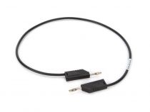 Cordon de mesure 4mm 50cm - noir (mln-sil / 1) (HM040050)