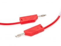 Cordon de mesure 4mm 50cm - rouge (mln-sil / 1) (HM041050)