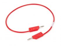 Cordon de mesure 4mm 50cm - rouge (mln-sil / 1) (HM041050)