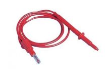 Cordon de securite point de touche m 4mm rect rouge l:1m pvc