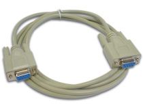 Cordon null modem subd9 femelle - subd9 femelle / 2m (CW025)