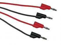 Cordons de connexion 100cm - 4mm - 2 pcs (TLM66)