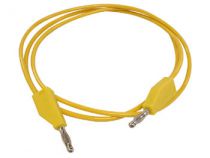 Cordons de mesure (fiche banane 4mm) / jaune (TLM8Y)