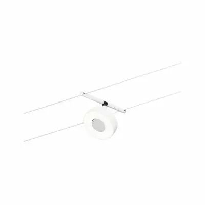 Corduo  Eclairage sur cable tendu  CC Circle 5W blc d�p /Chrome 230V/12V CC Synth�tique 3000K (94478)