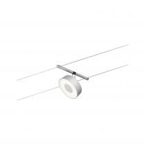 Corduo  Eclairage sur cable tendu  CC Circle 5W Chr dép /Chrome 230V/12V CC Synthétique 3000K (94476)