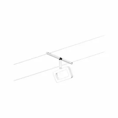 Corduo  Eclairage sur cable tendu  CC Frame 4,8W blc d�p /Chrome 230V/12V CC Synth�tique 3000K (94484)