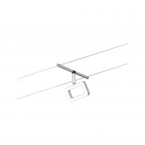 Corduo  Eclairage sur cable tendu  CC Frame 4,8W Cr dép/Chrome 230V/12V CC Syn 3000K (94482)