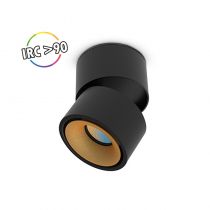 COSMOS APPLIQUE DECORATIVE NOIR/DORE 12W 3CCT IRC90 23° 3ANS (100489)