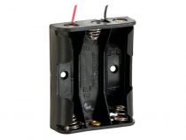 Coupleur de 3 piles aa (lr6), a fils (BH331A)