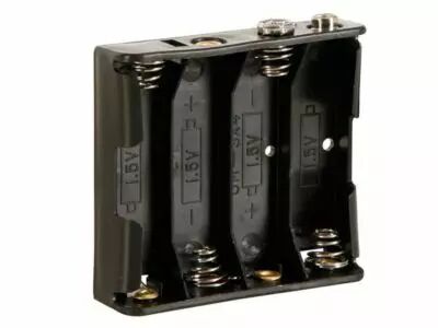 Coupleur de 4 piles (lr6), avec contacts a pression (BH341B)