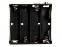 Coupleur de 4 piles (lr6), avec contacts a pression (BH341B)