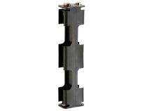 Coupleur de 4 piles aa (lr6), avec contacts a pression (BH342B)