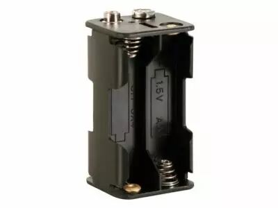 Coupleur de 4 pilres aa (lr6), avec contacts a pression (BH343B)