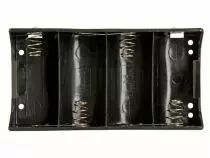 Coupleurs de 4 piles d (lr20), avec cosses a souder (BH143D)