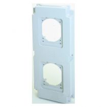 Couvercle plastronn prvu pour 2 calottes - ip66