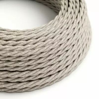 Creative cables - C�ble textile torsad� en lin