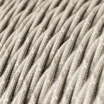 Creative cables - Câble textile torsadé en lin