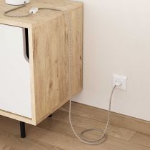Creative cables - Câble textile torsadé en lin